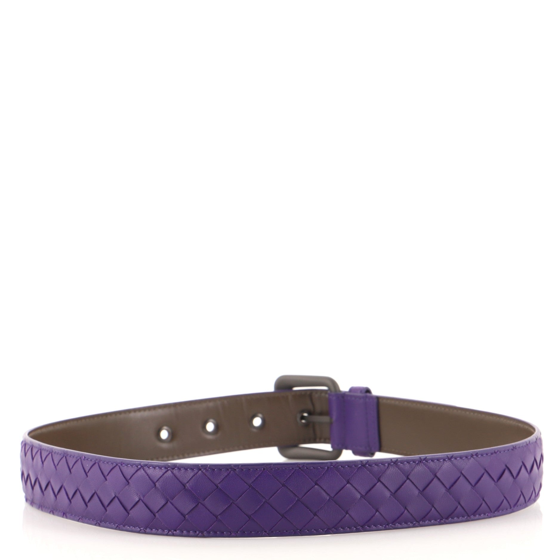 Buckle Belt Intrecciato Nappa Wide 80