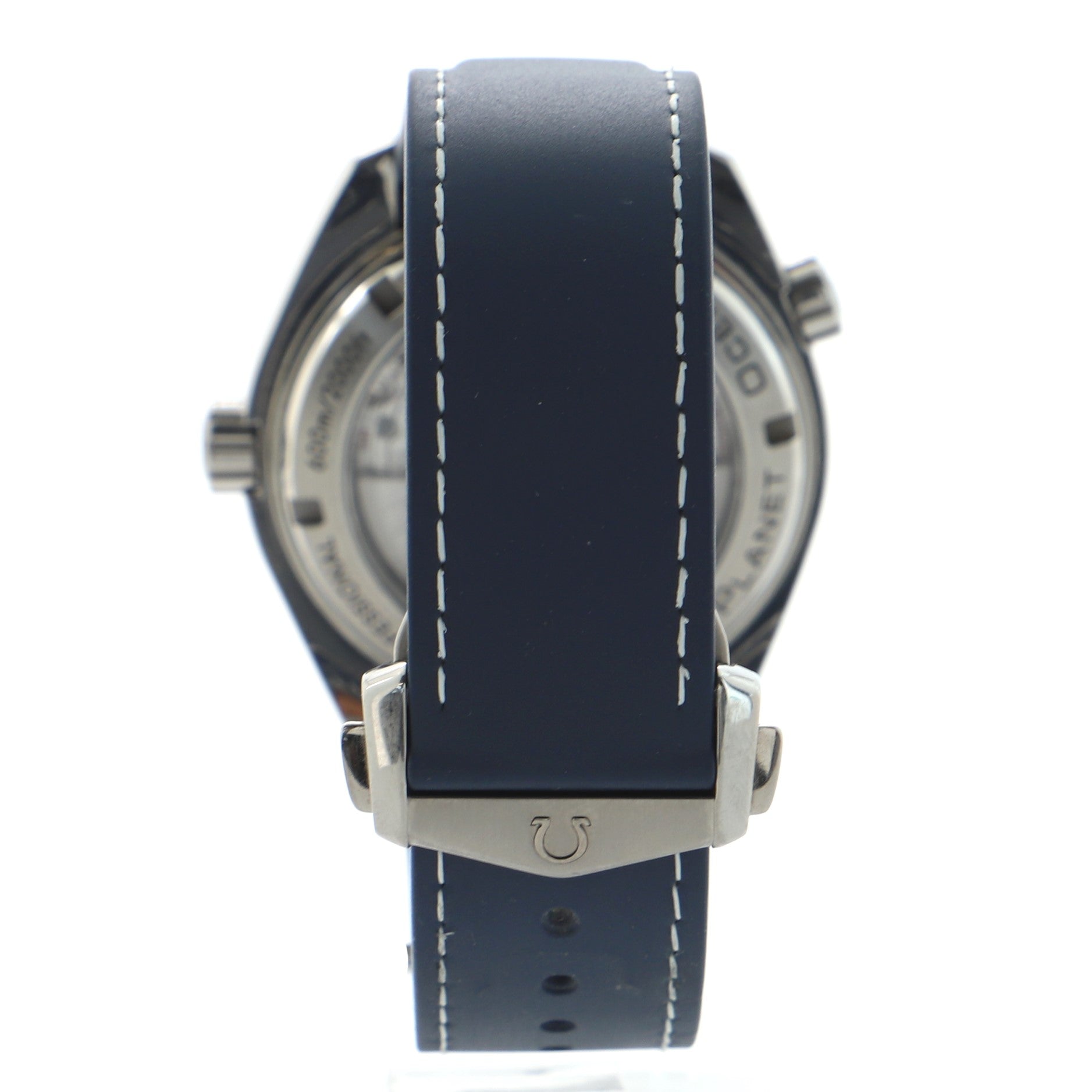 Seamaster Professional Planet Ocean 600M Co-Axial Chronometer Automatic Watch Titanium and Rubber 45