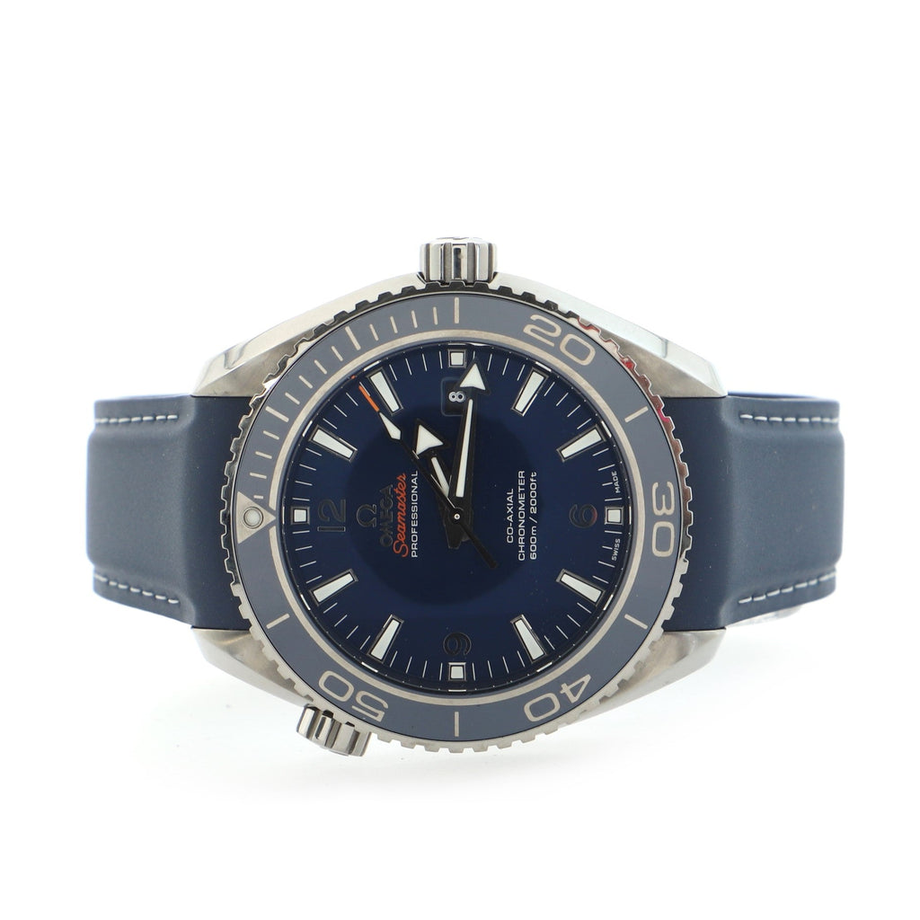 Seamaster Professional Planet Ocean 600M Co-Axial Chronometer Automatic Watch Titanium and Rubber 45