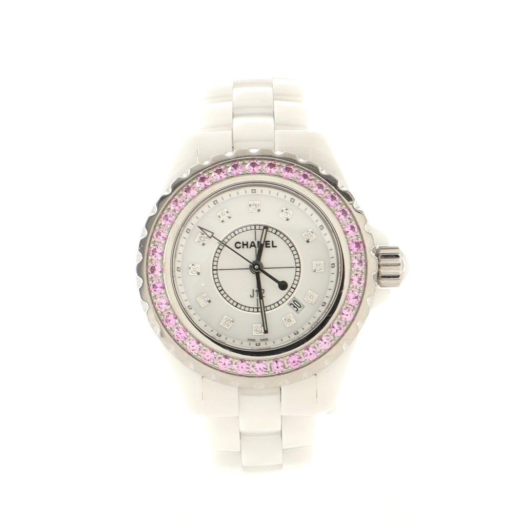 J12 Quartz Watch Ceramic and Stainless Steel with Sapphire Bezel and Diamond Markers 29