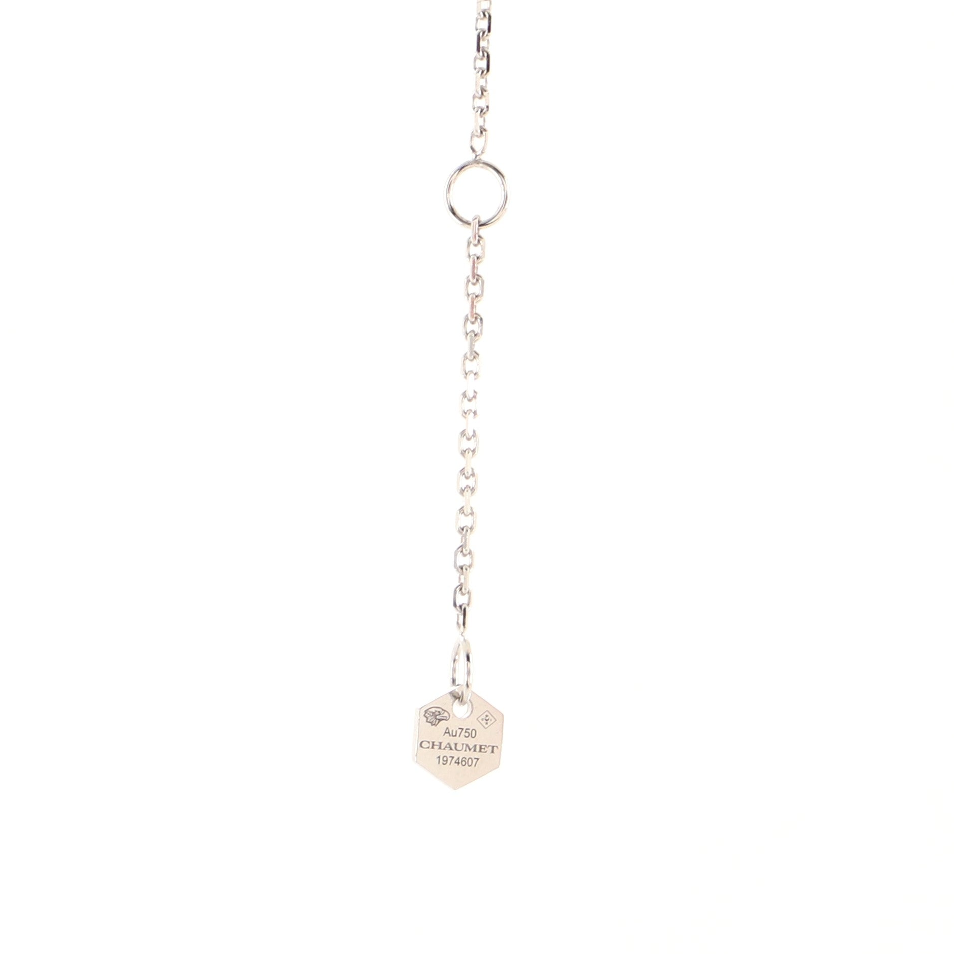 Bee My Love Pendant Necklace 18K White Gold with Diamonds
