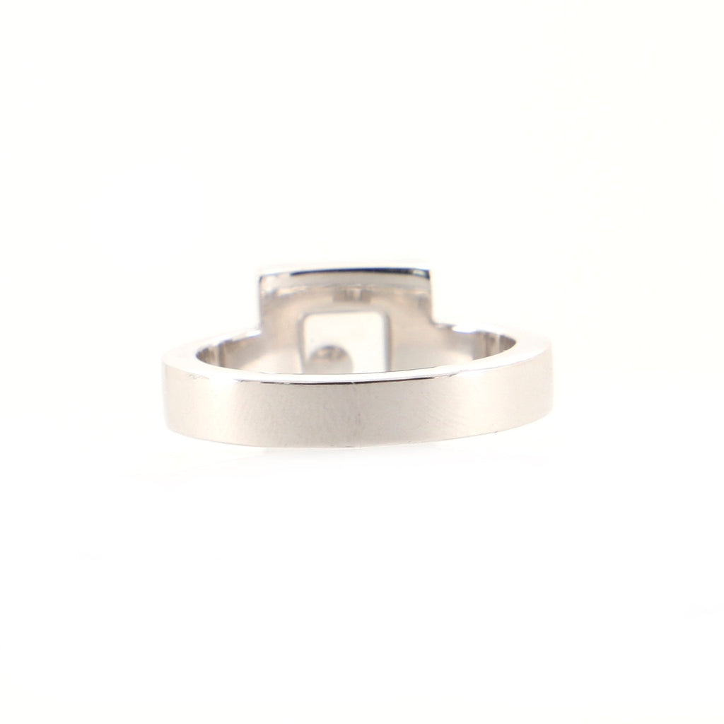 Happy Diamonds Icons Square Ring 18K White Gold and Diamonds