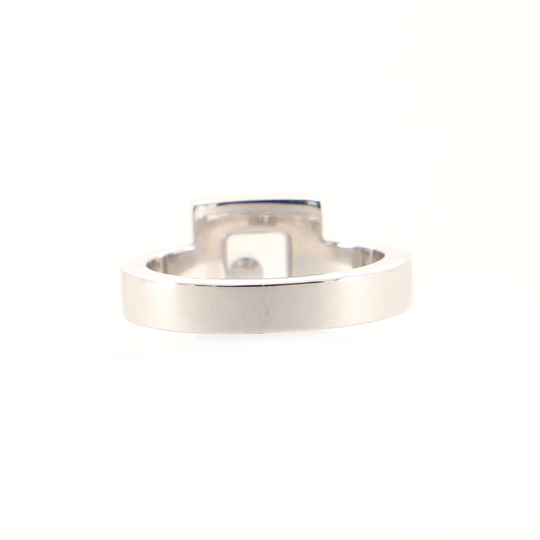 Happy Diamonds Icons Square Ring 18K White Gold and Diamonds