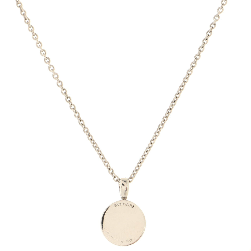 Bvlgari Bvlgari Pendant Necklace 18K White Gold with Diamonds