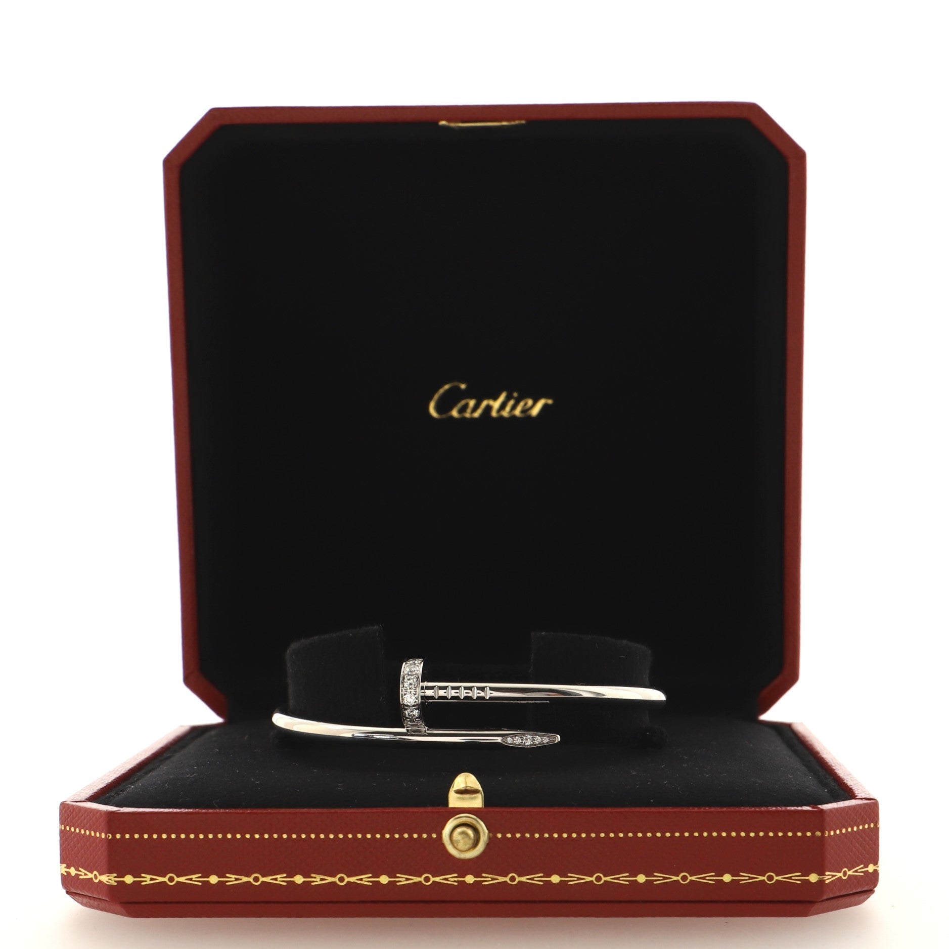 Juste un Clou Bracelet 18K White Gold with Diamonds Classic