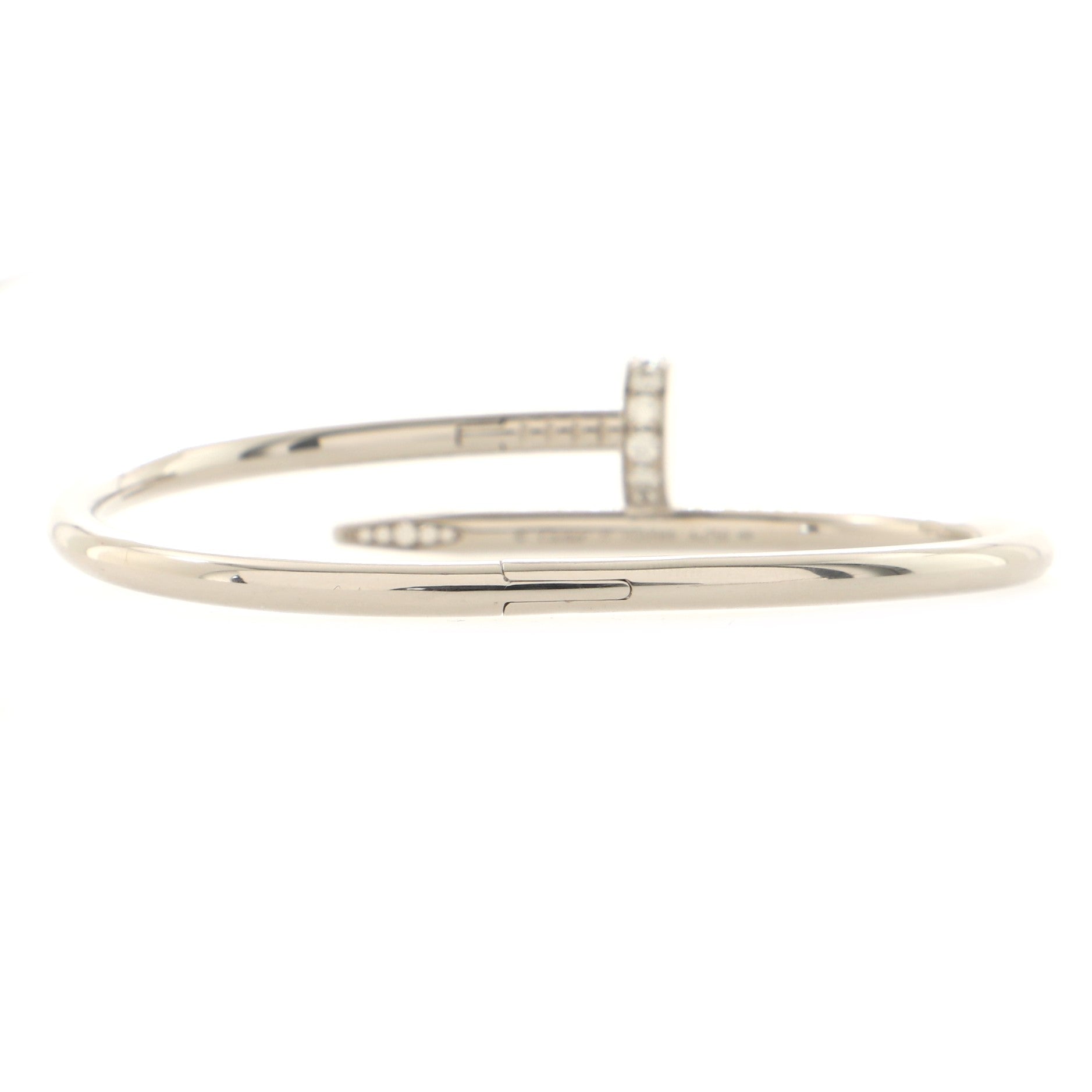 Juste un Clou Bracelet 18K White Gold with Diamonds Classic