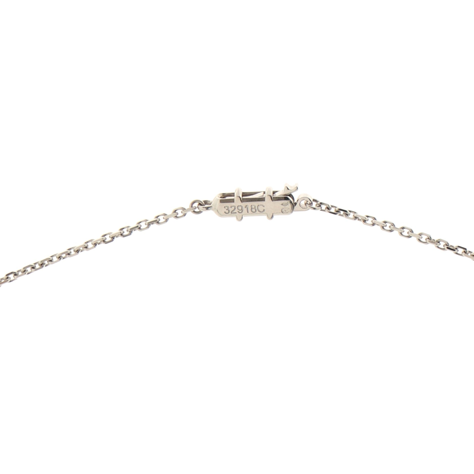 1895 Solitaire Necklace 18K White Gold with RBC Diamond G/VS1 0.23CT
