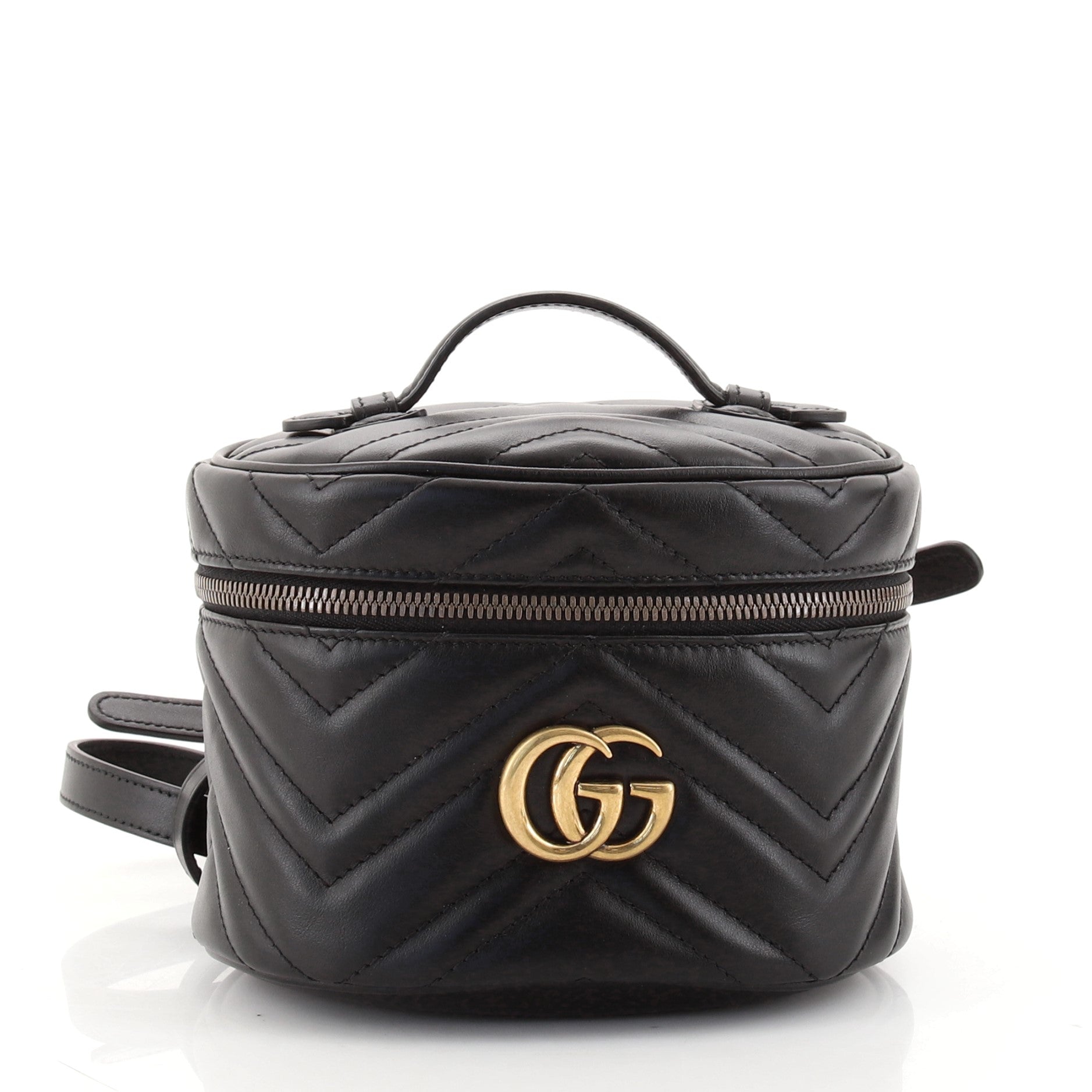 GG Marmont Vanity Backpack Matelasse Leather Mini