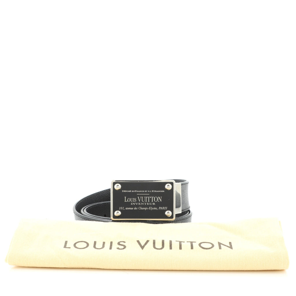 Inventeur Belt Damier Graphite Medium 110