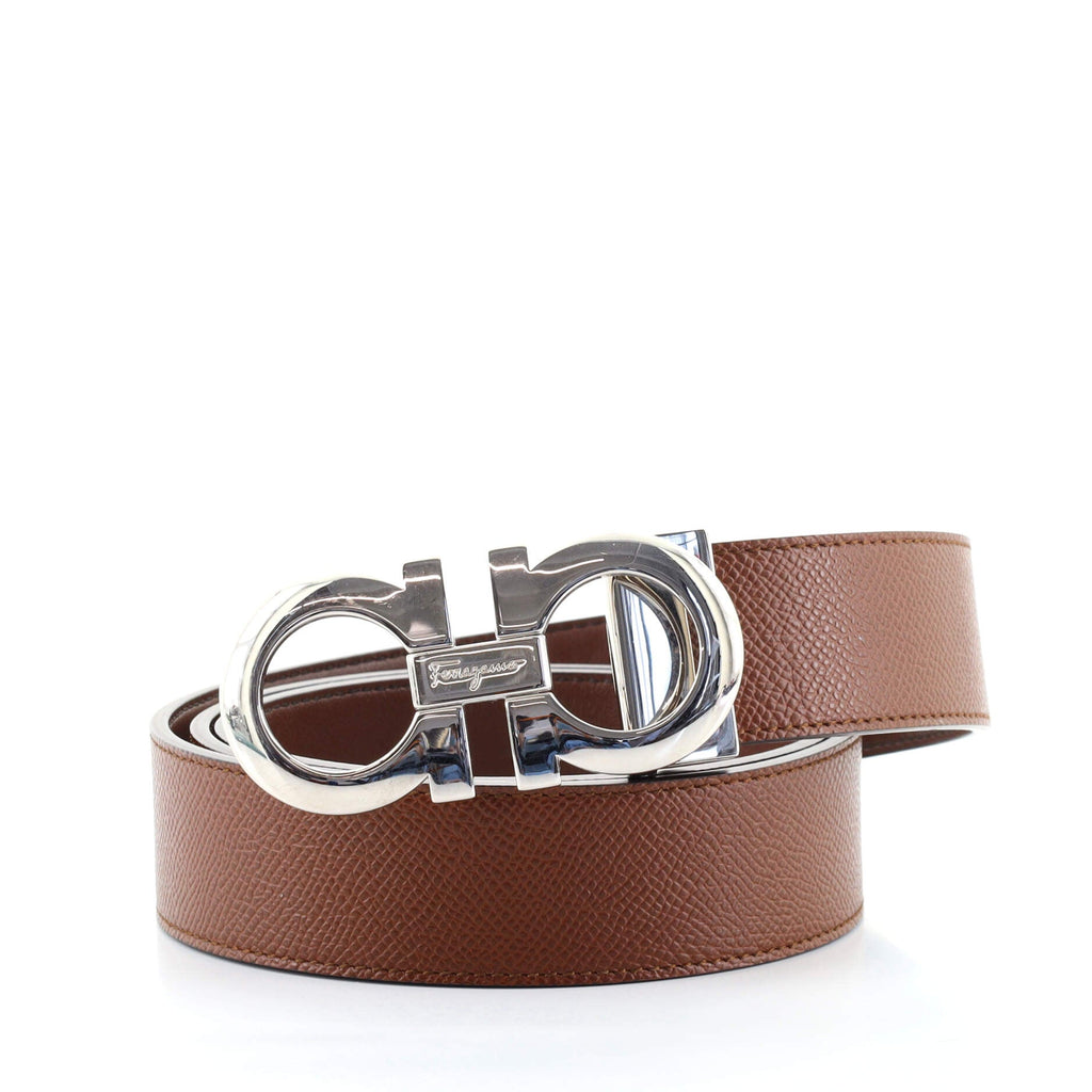 Gancini Reversible Belt Leather Wide 95