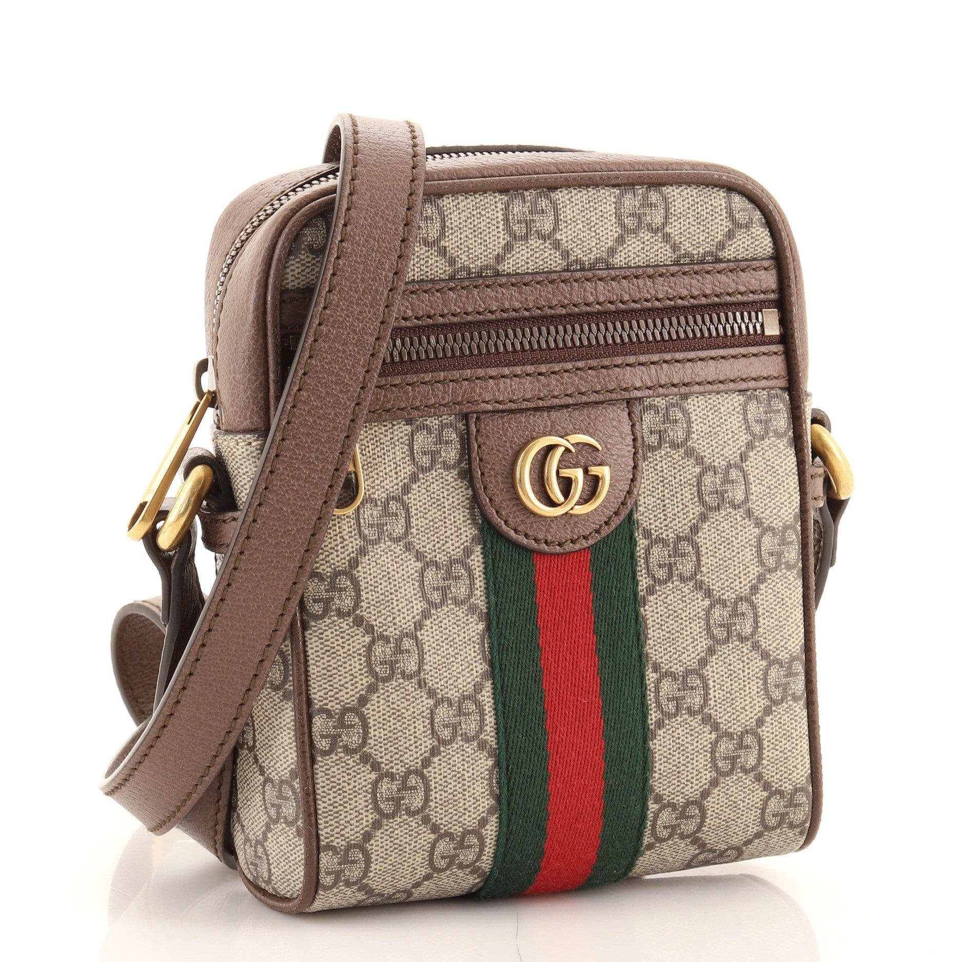 Ophidia Messenger Bag GG Coated Canvas Mini