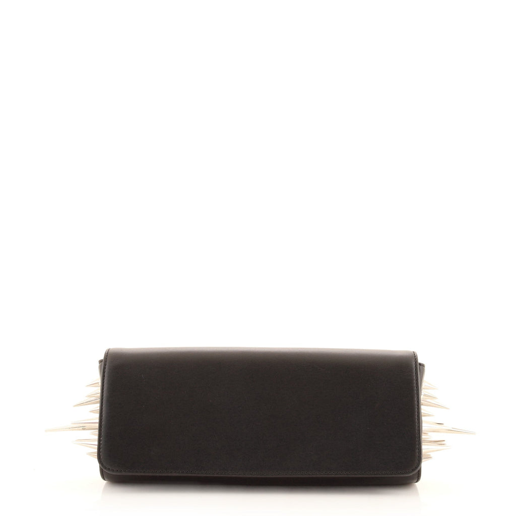 Marquise Spiked Clutch Leather with Metal