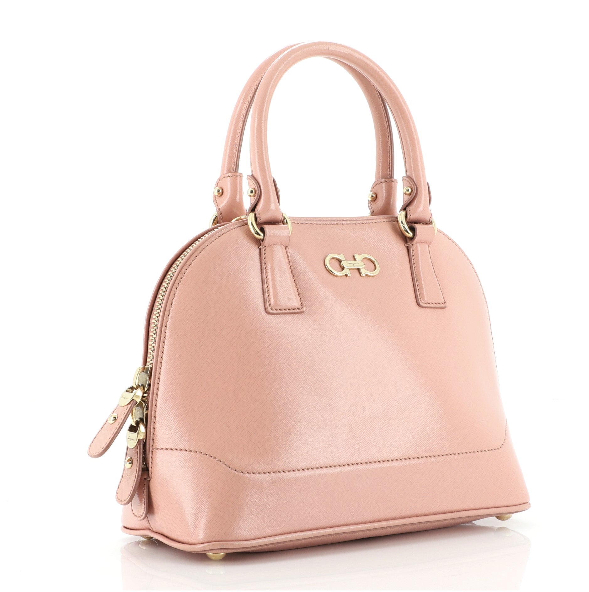 Darina Convertible Satchel Saffiano Leather Mini