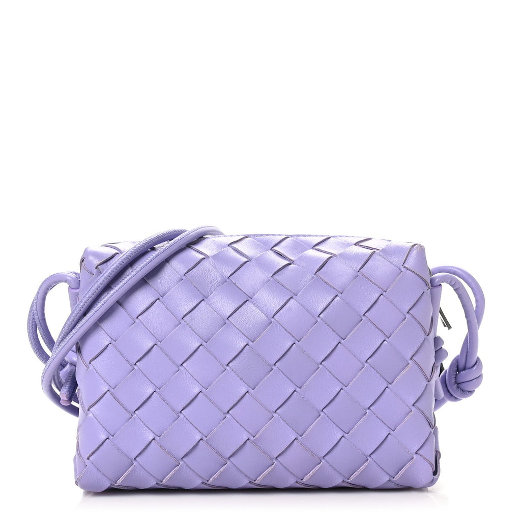 Nappa Intrecciato Mini Loop Camera Bag Wisteria
