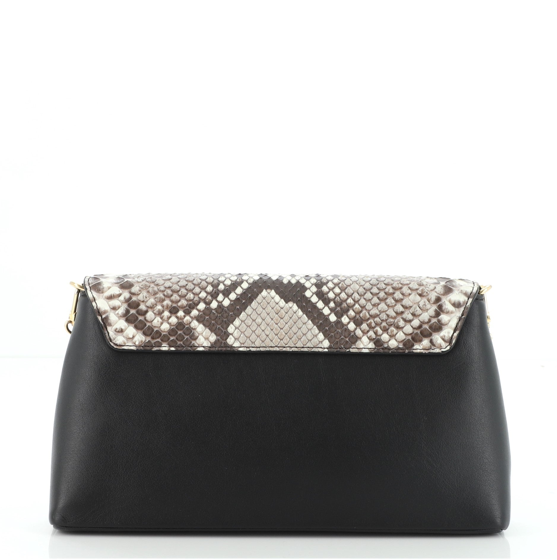Love Note Chain Clutch Leather and Python