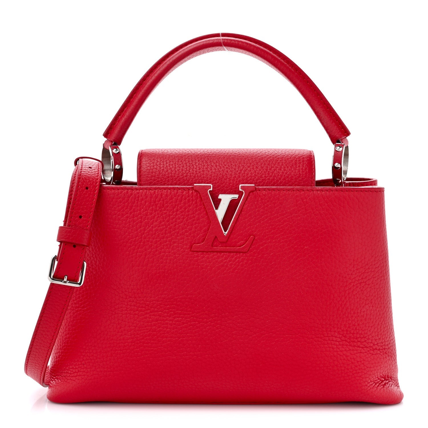 Taurillon Capucines PM Rubis