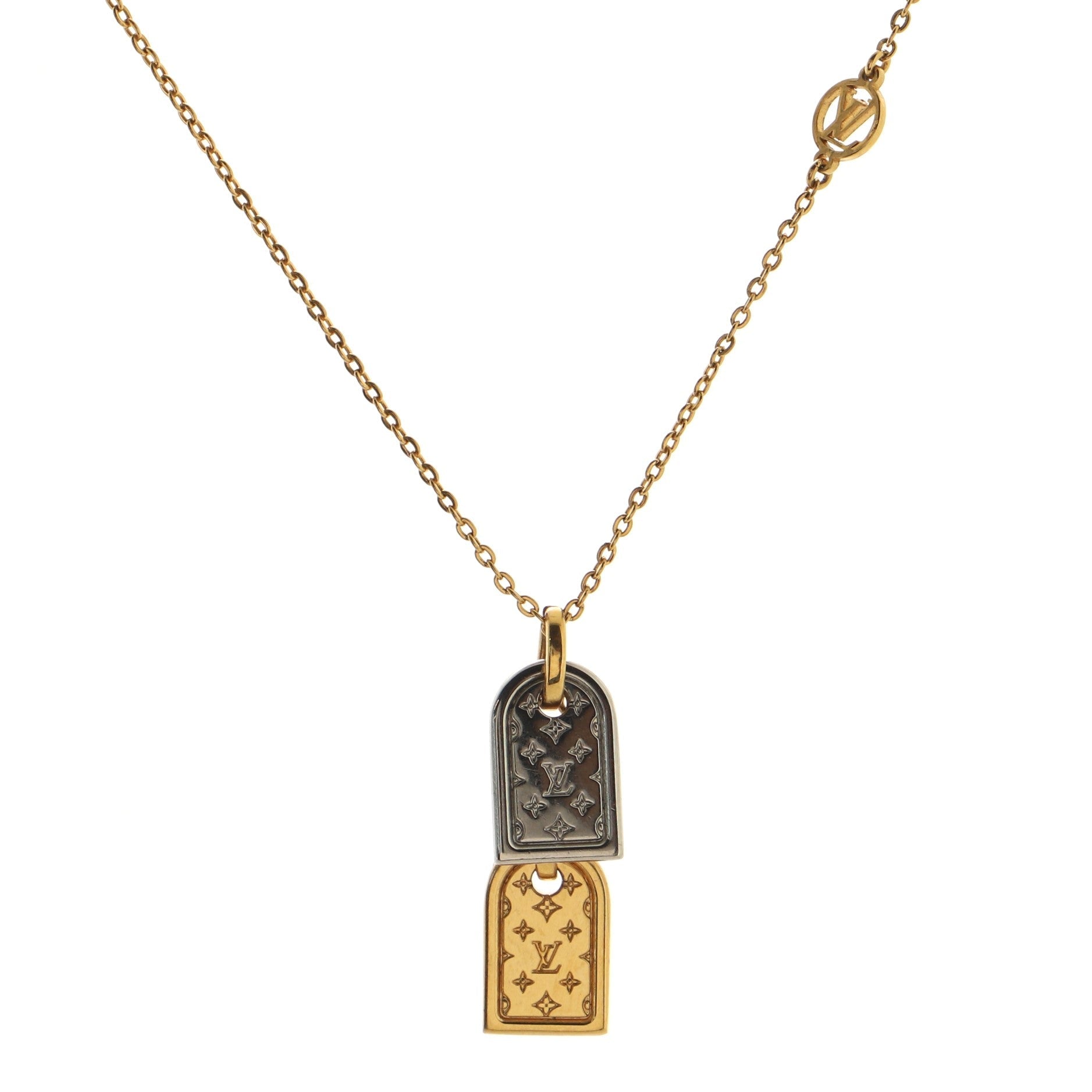 Nanogram Name Tag Pendant Necklace Metal