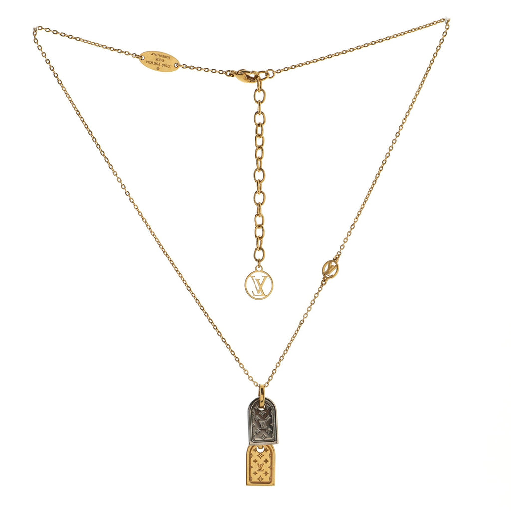 Nanogram Name Tag Pendant Necklace Metal