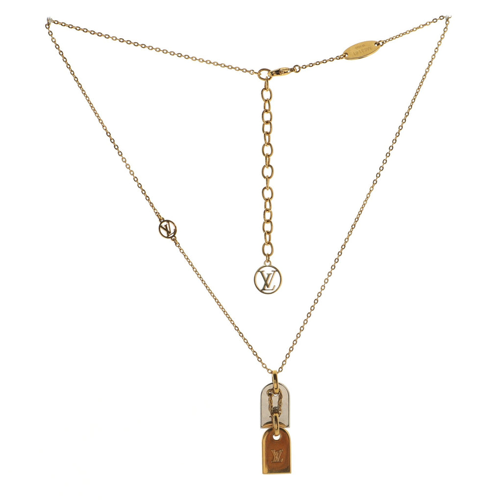 Nanogram Name Tag Pendant Necklace Metal