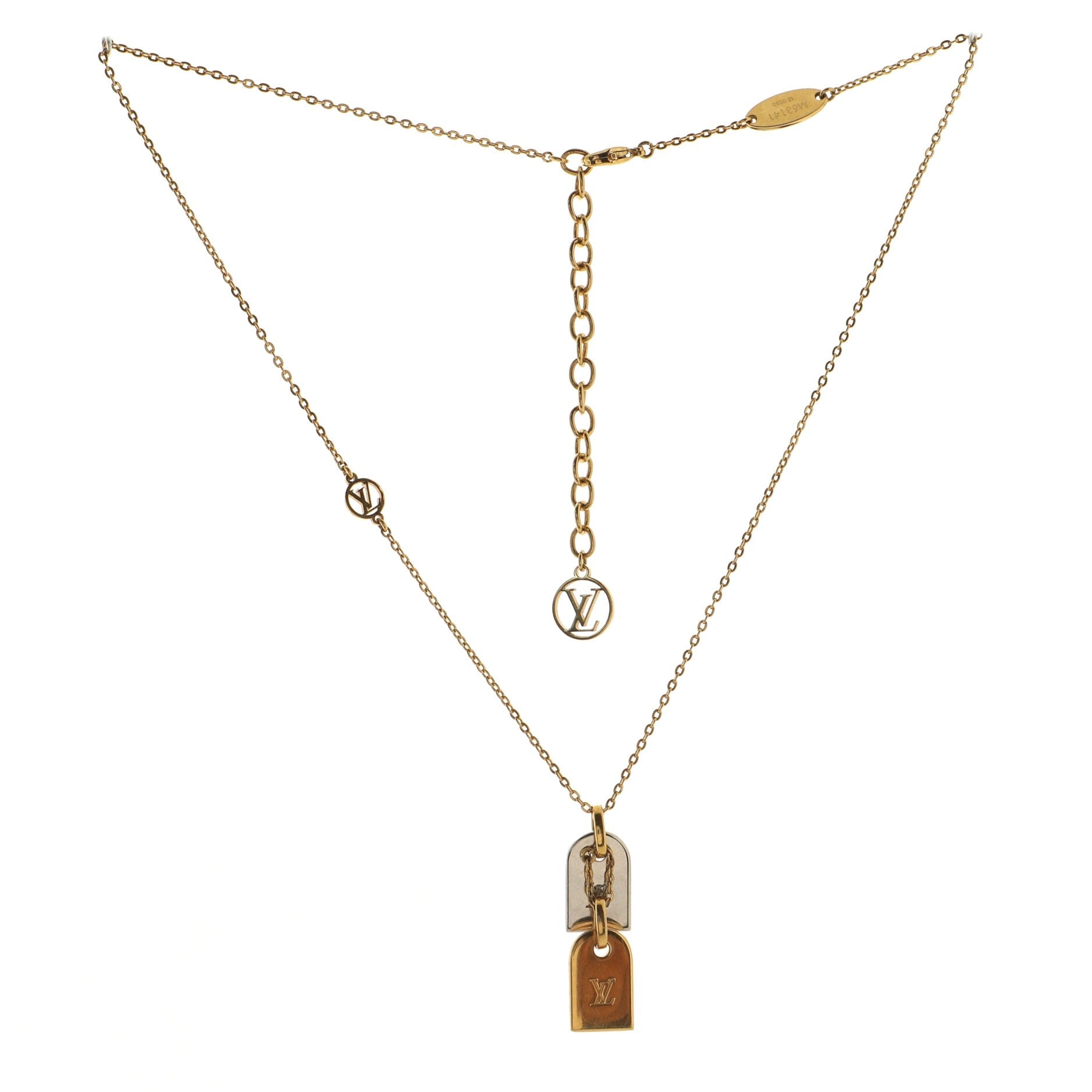 Nanogram Name Tag Pendant Necklace Metal