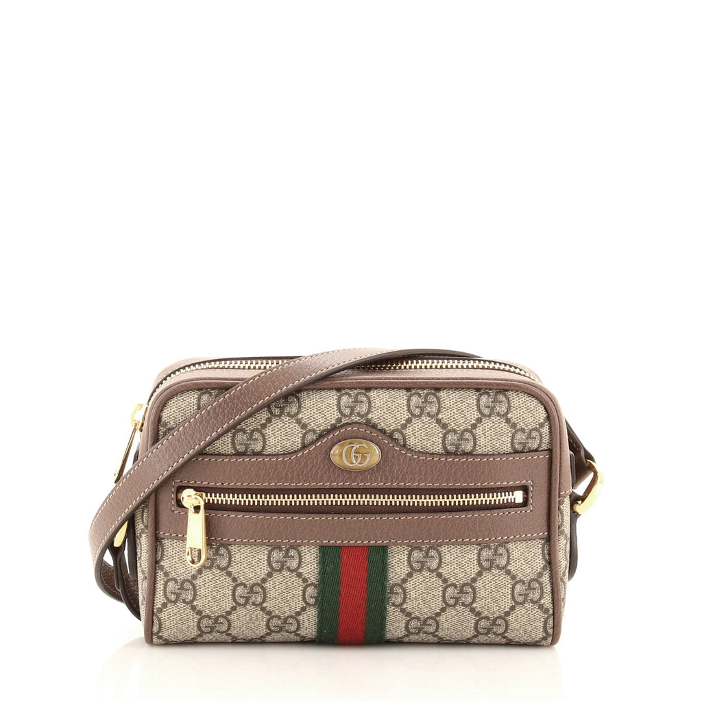 Ophidia Shoulder Bag GG Coated Canvas Mini