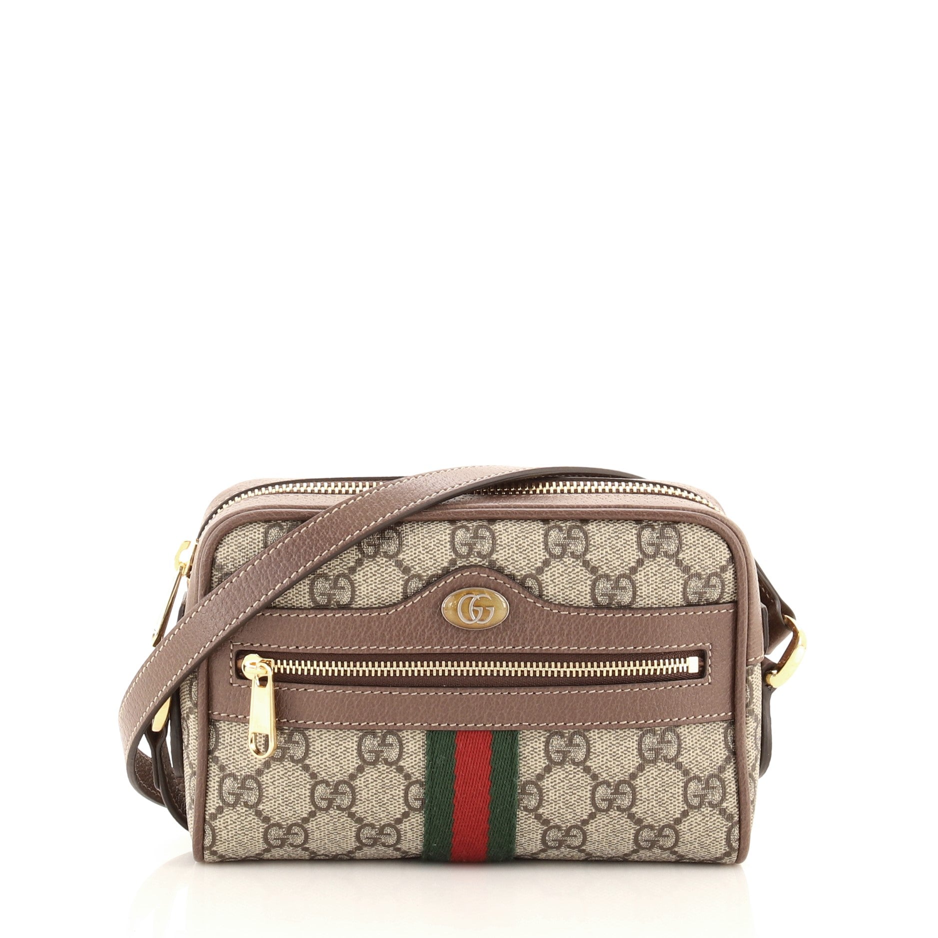 Ophidia Shoulder Bag GG Coated Canvas Mini