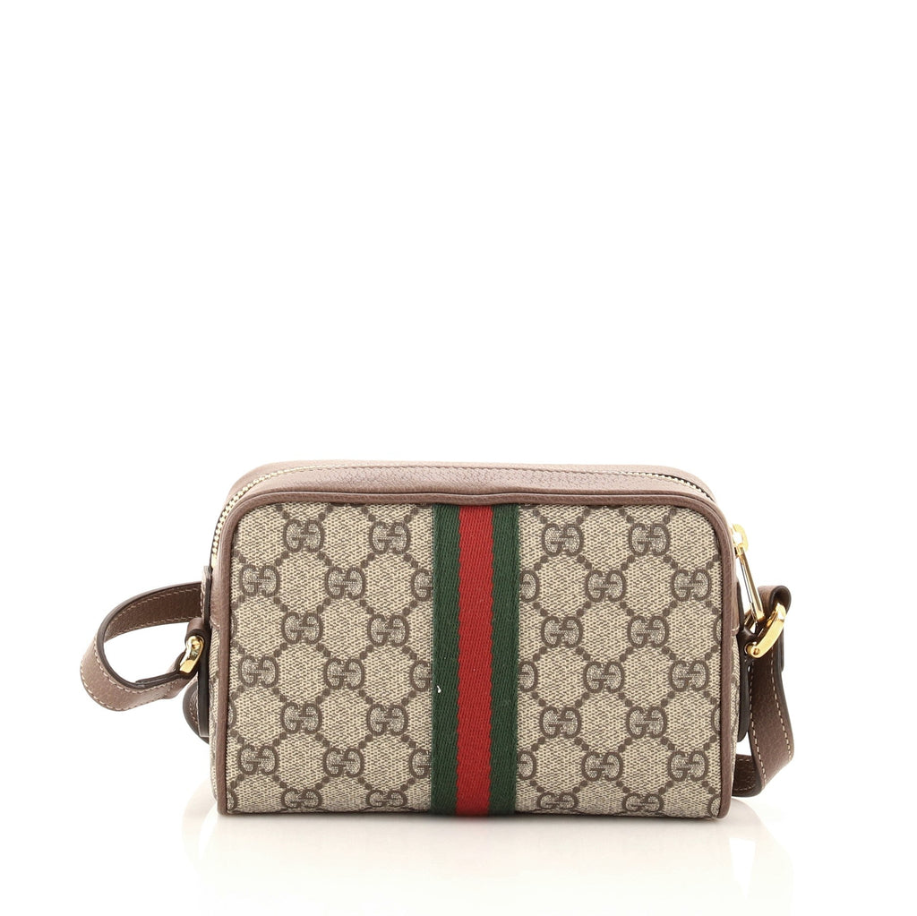Ophidia Shoulder Bag GG Coated Canvas Mini