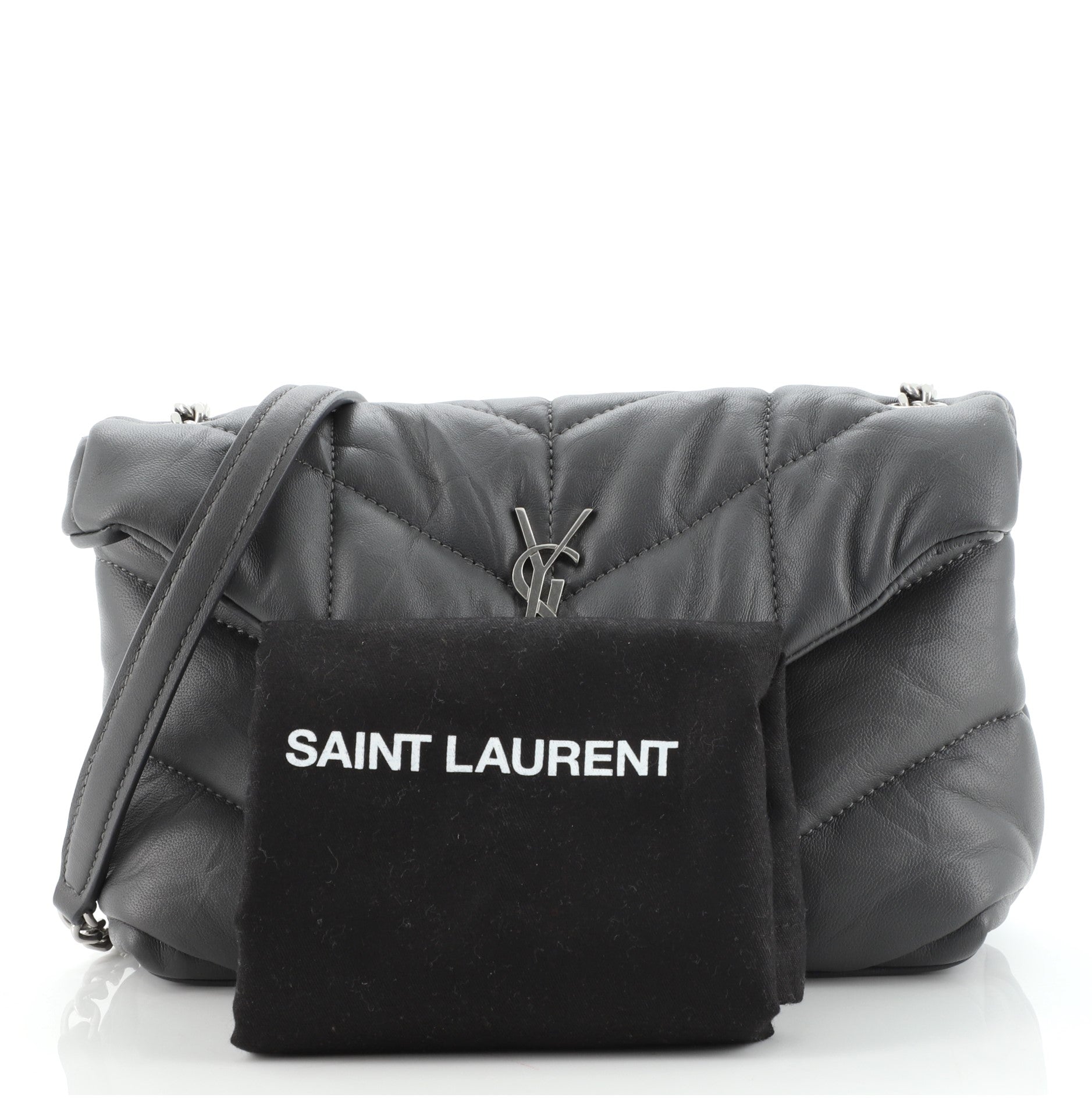 LouLou Puffer Shoulder Bag Quilted Leather Mini