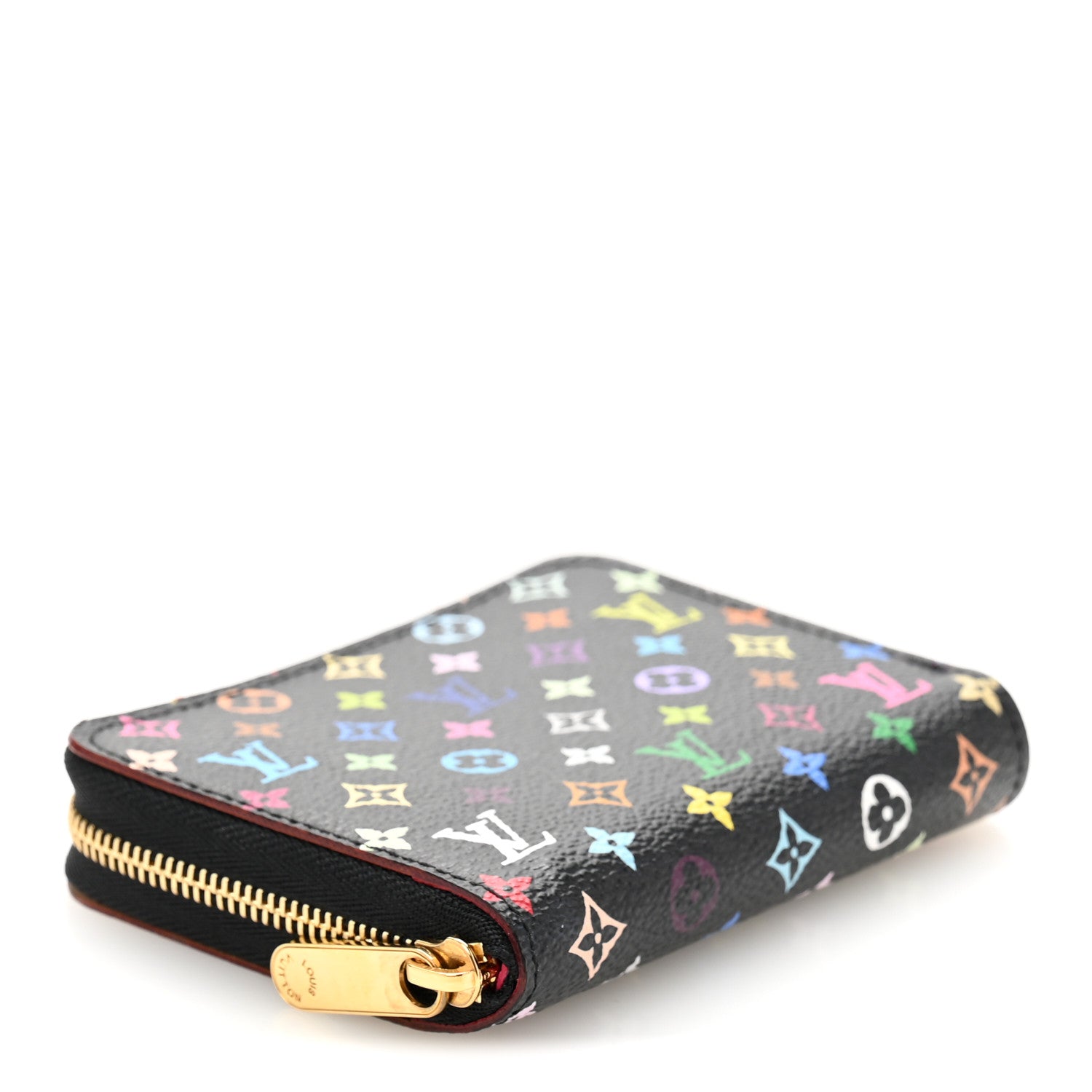Monogram Multicolor Zippy Coin Purse Black Grenade