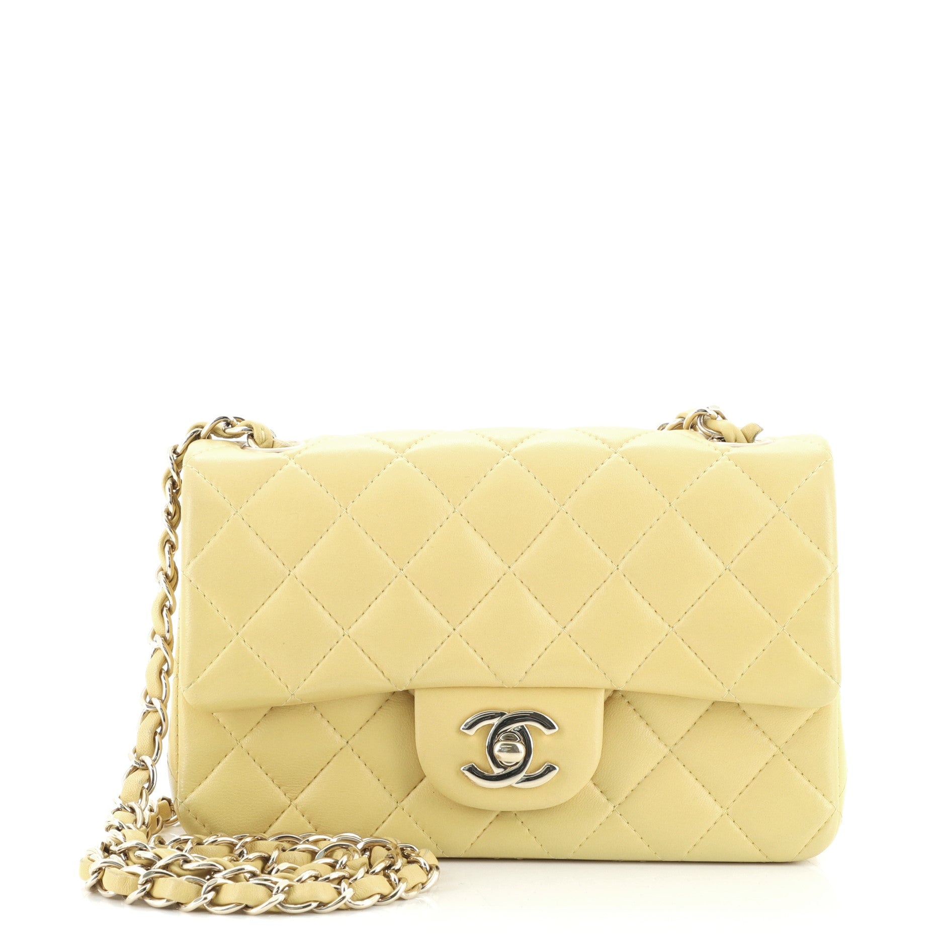 Classic Single Flap Bag Quilted Lambskin Mini