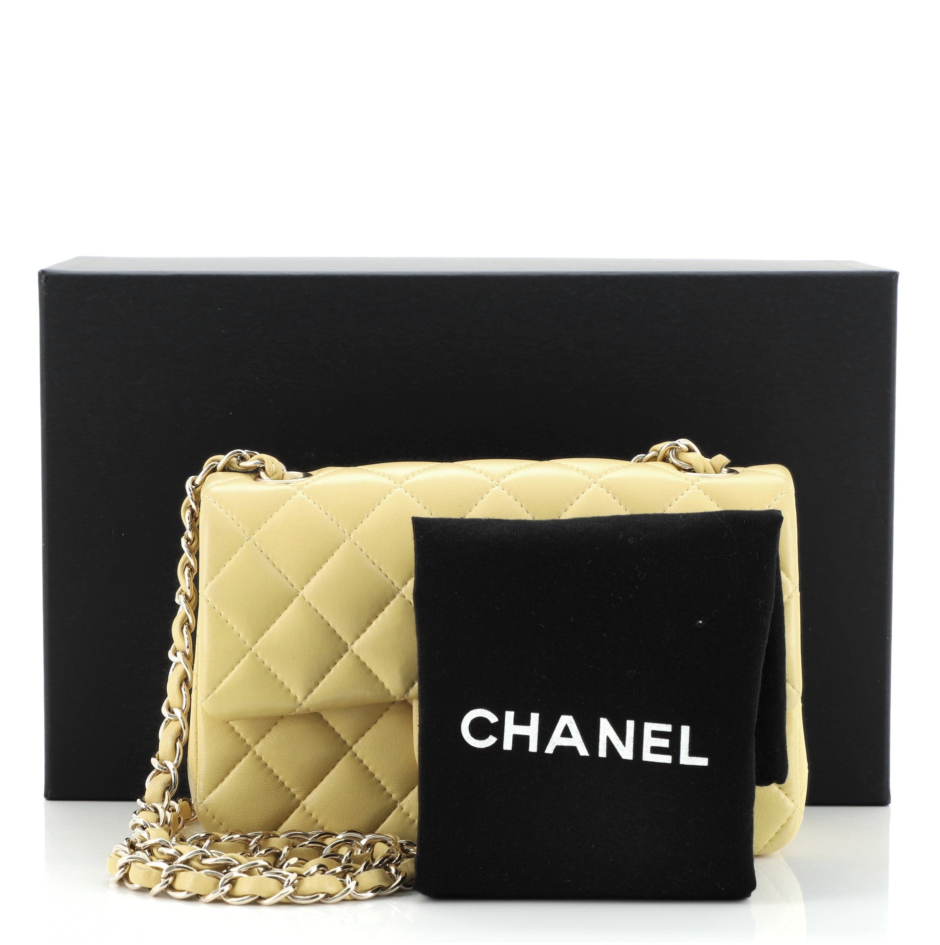 Classic Single Flap Bag Quilted Lambskin Mini