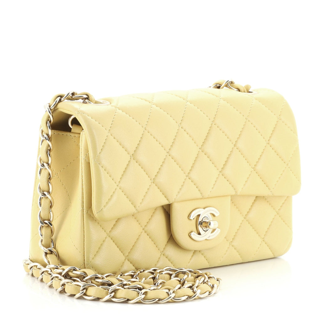 Classic Single Flap Bag Quilted Lambskin Mini