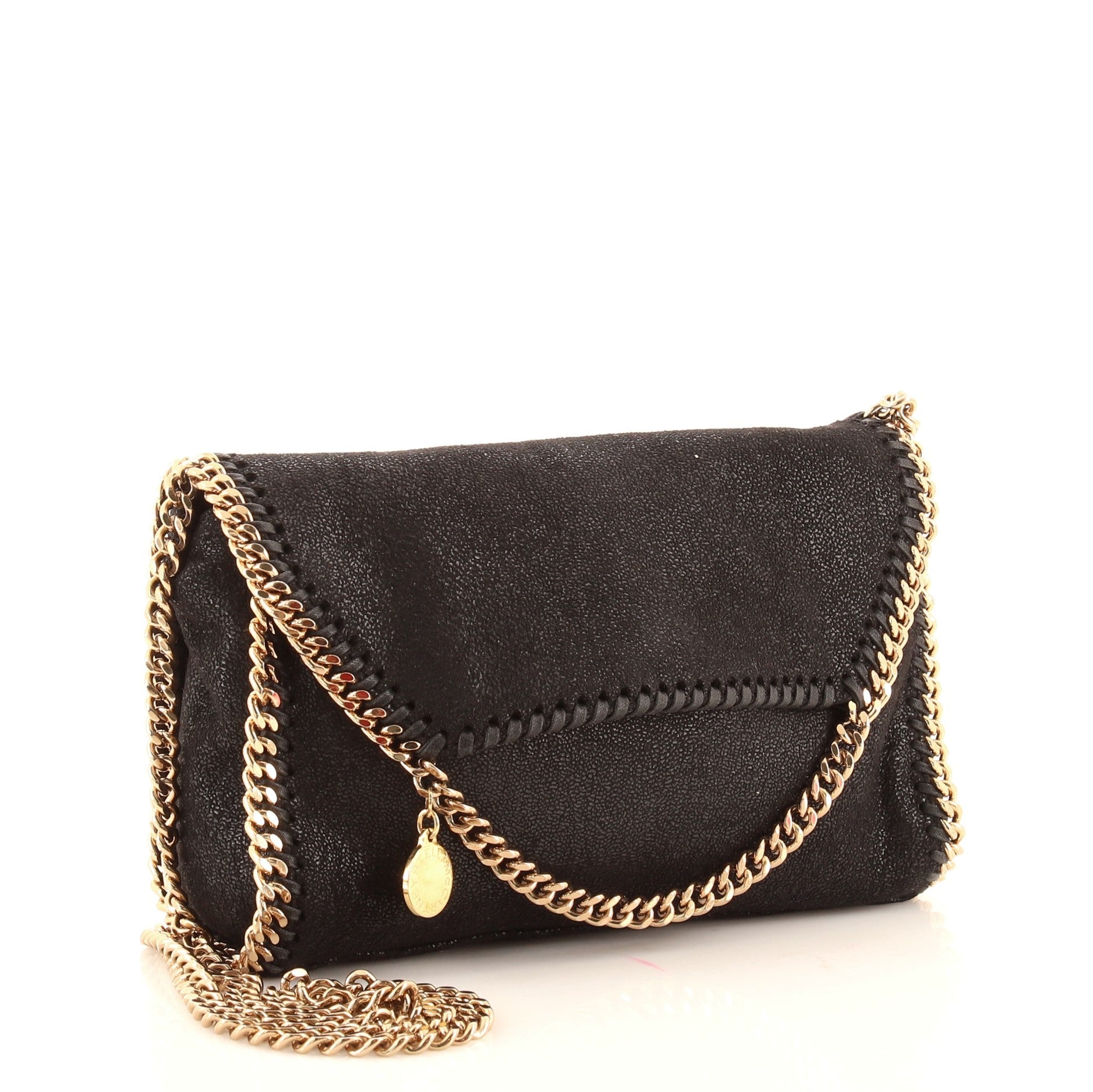 Falabella Clutch on Chain Shaggy Deer