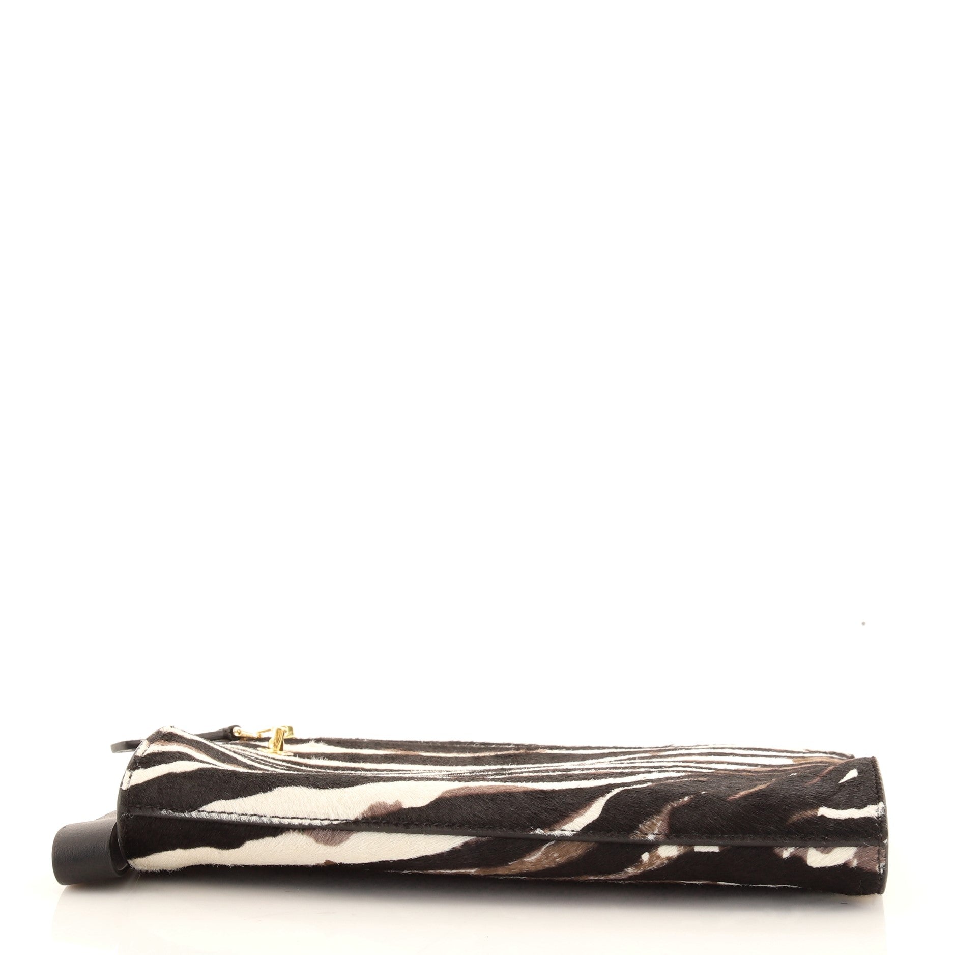 Alix Wristlet Clutch Printed Pony Hair Small