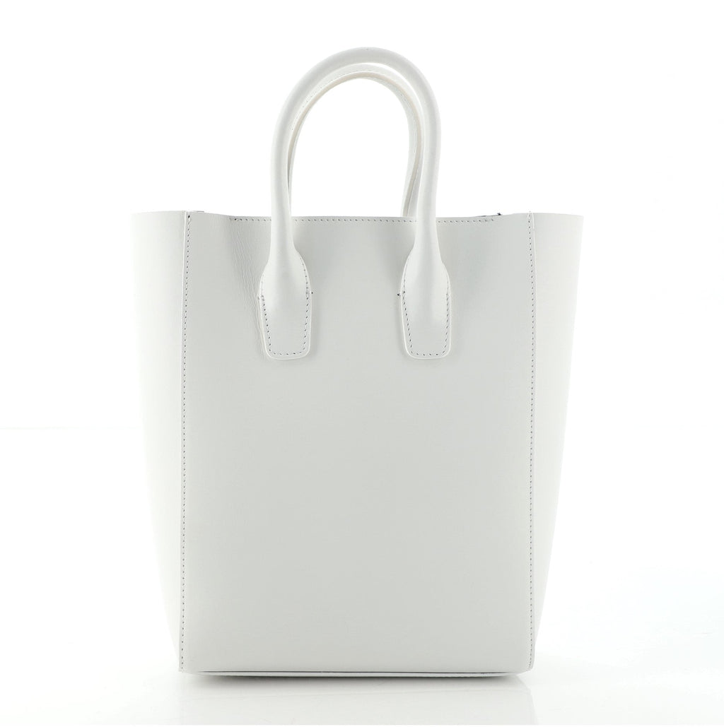 Logo North South Tote Leather Mini
