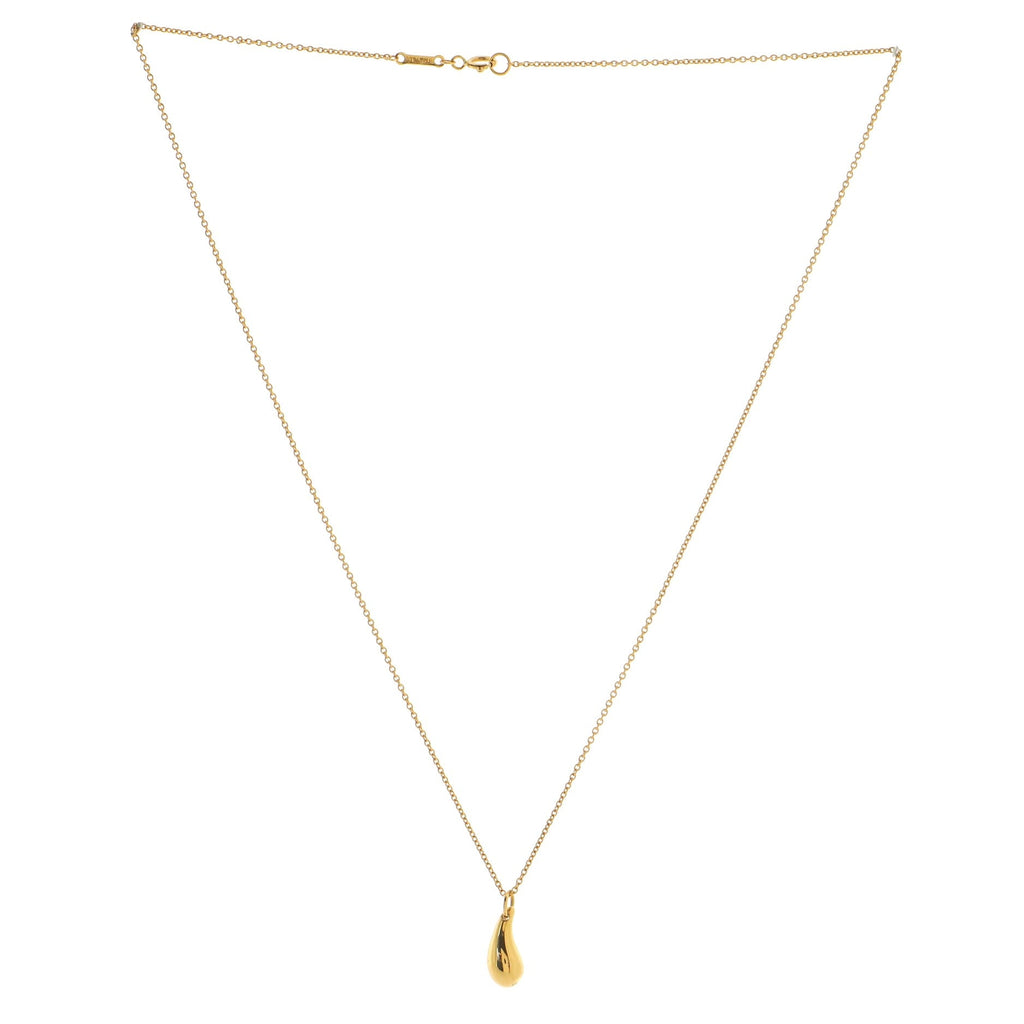 Elsa Peretti Teardrop Necklace 18K Yellow Gold Medium