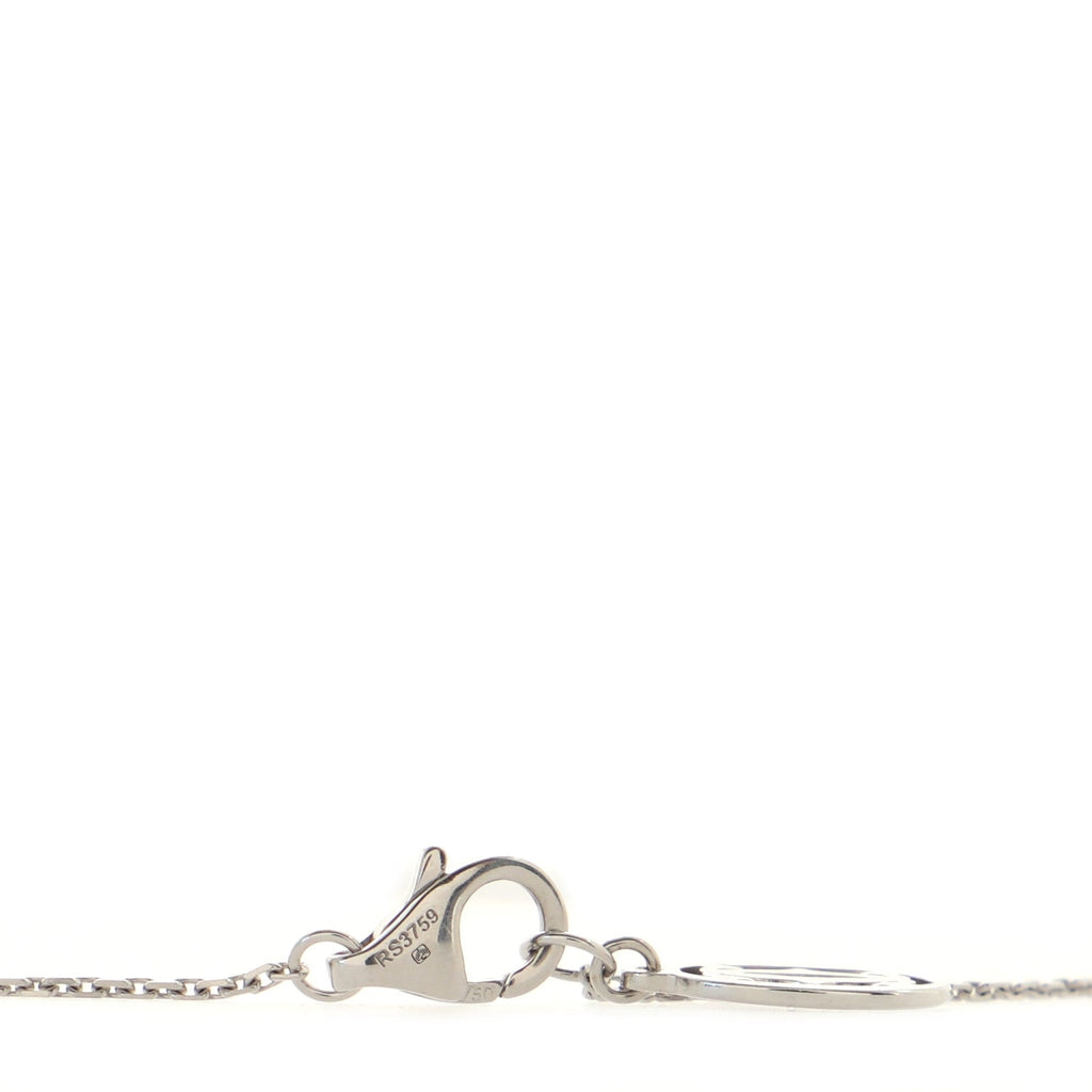 Cross Pendant Necklace 18K White Gold with Diamonds