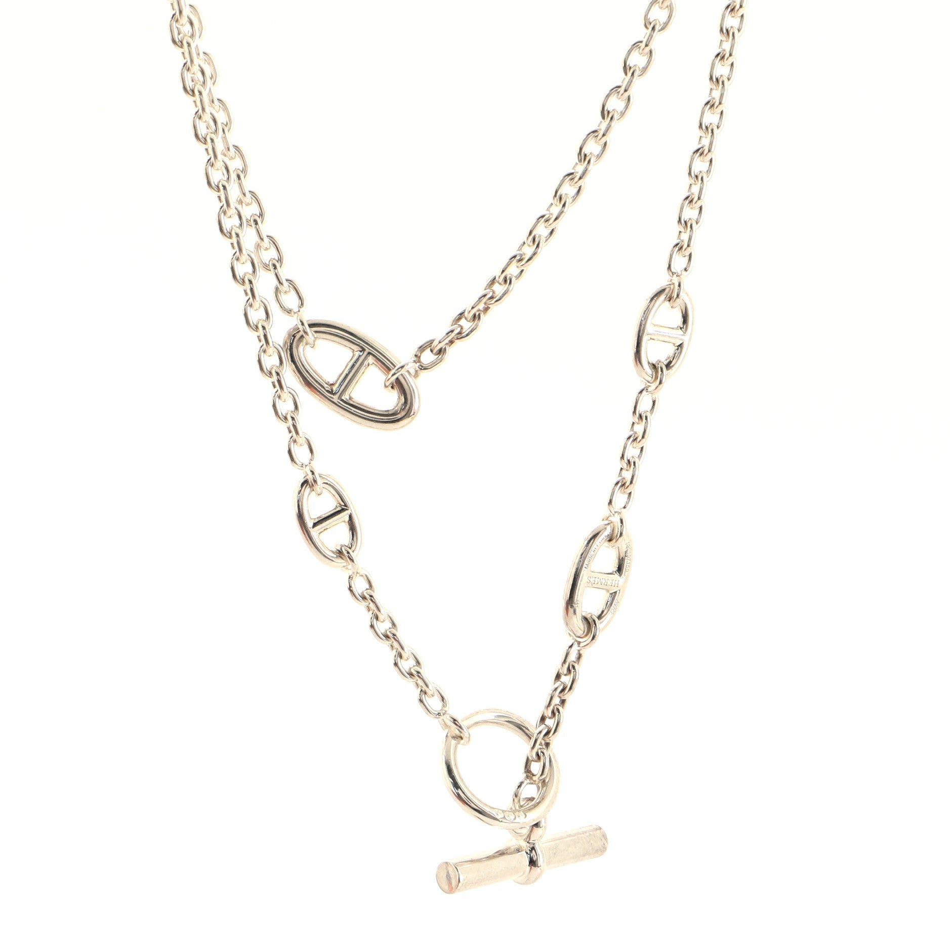 Farandole Long Necklace Sterling Silver 120