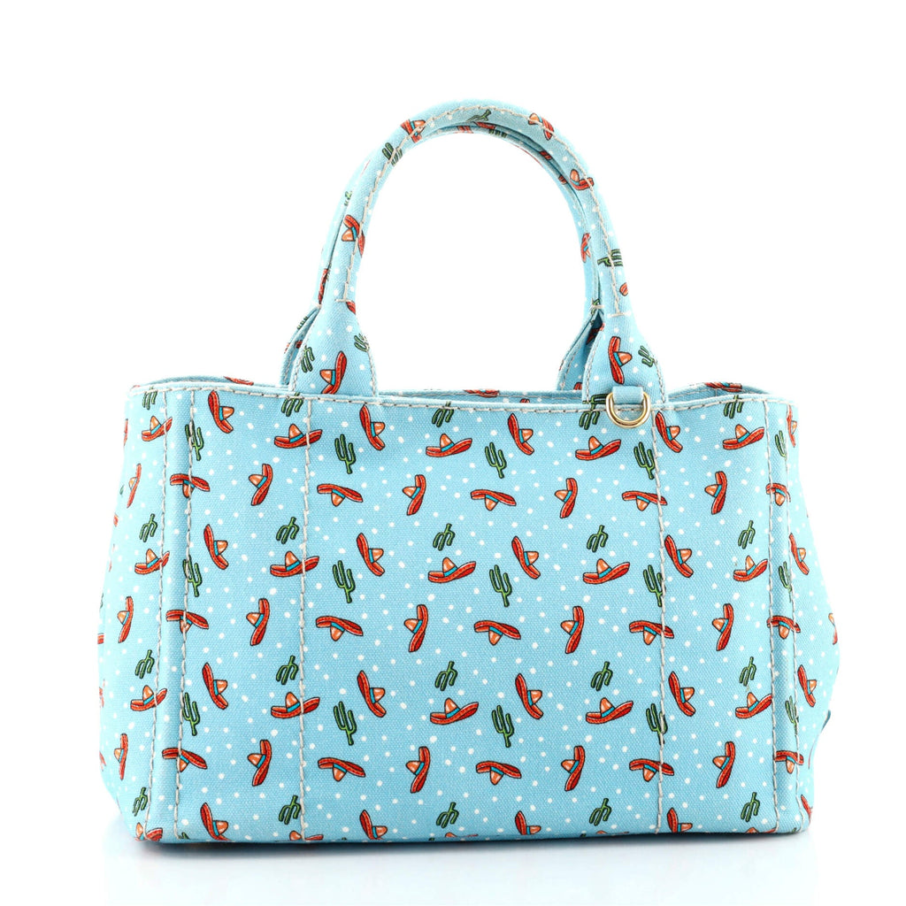 Canapa Convertible Tote Printed Canvas Mini