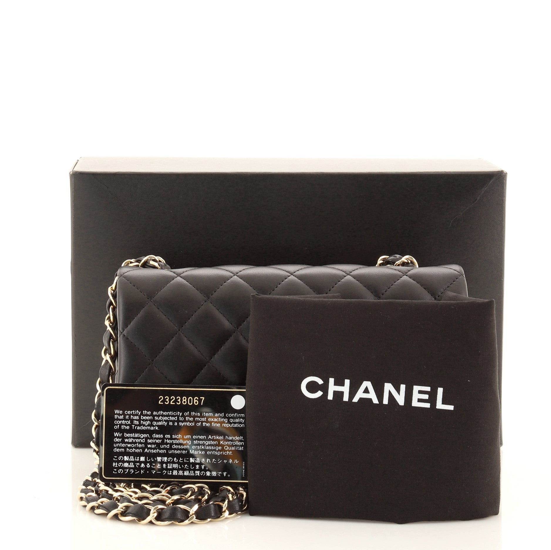 Classic Single Flap Bag Quilted Lambskin Mini