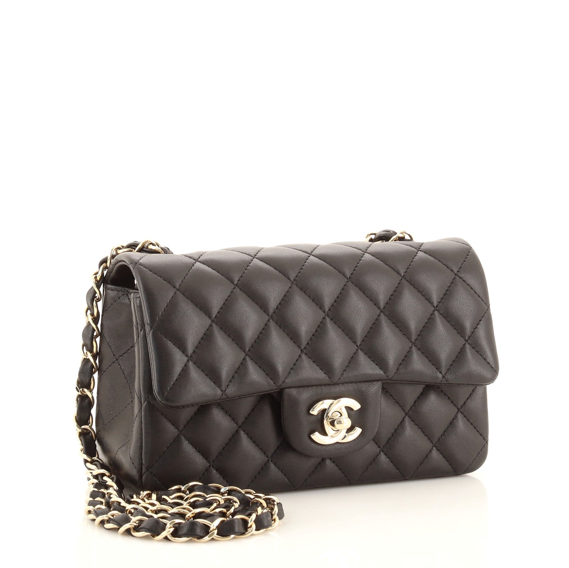 Classic Single Flap Bag Quilted Lambskin Mini