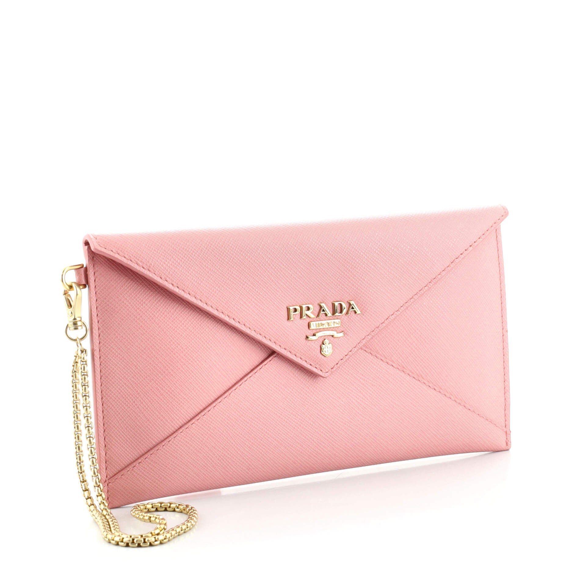 Envelope Clutch Saffiano Leather Small