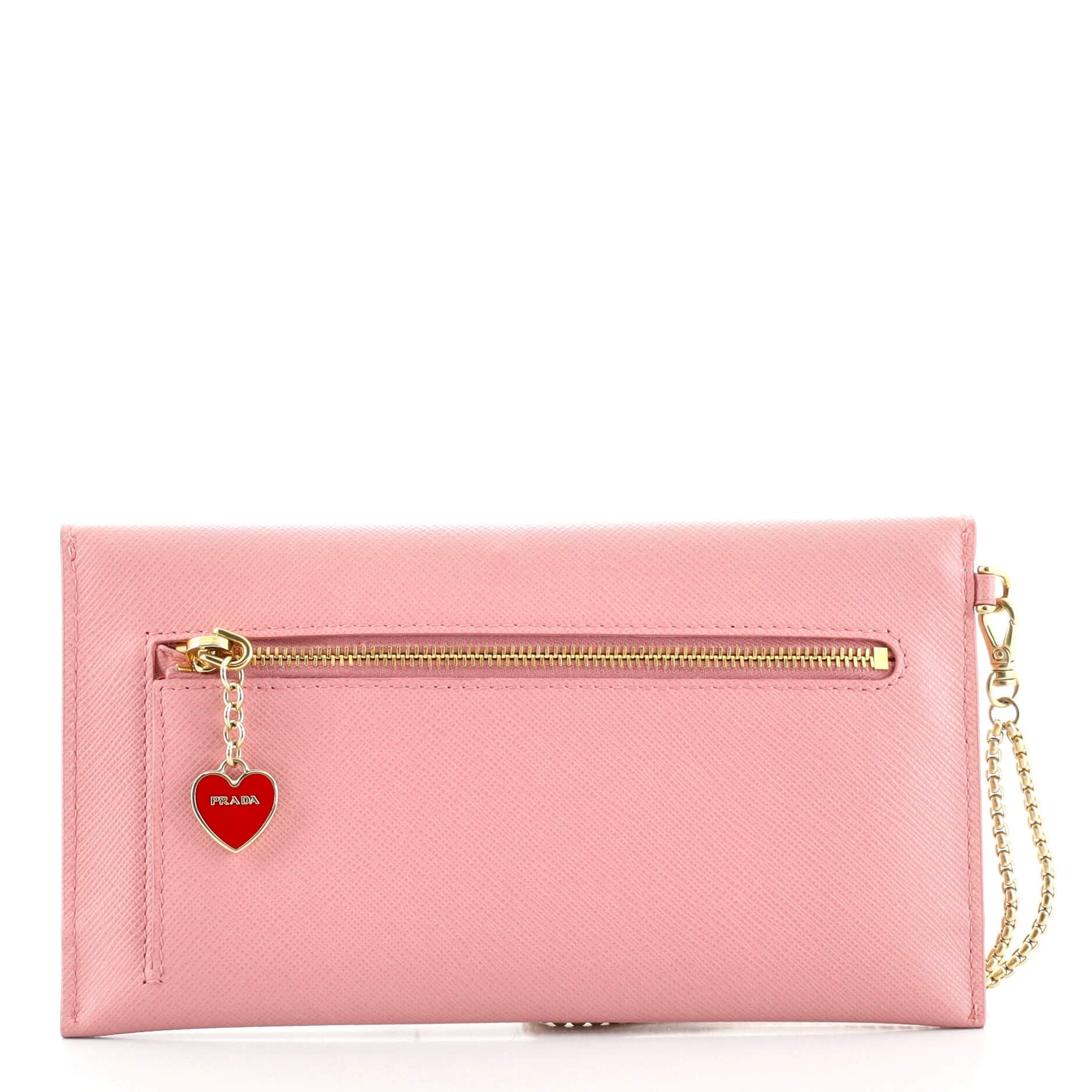 Envelope Clutch Saffiano Leather Small