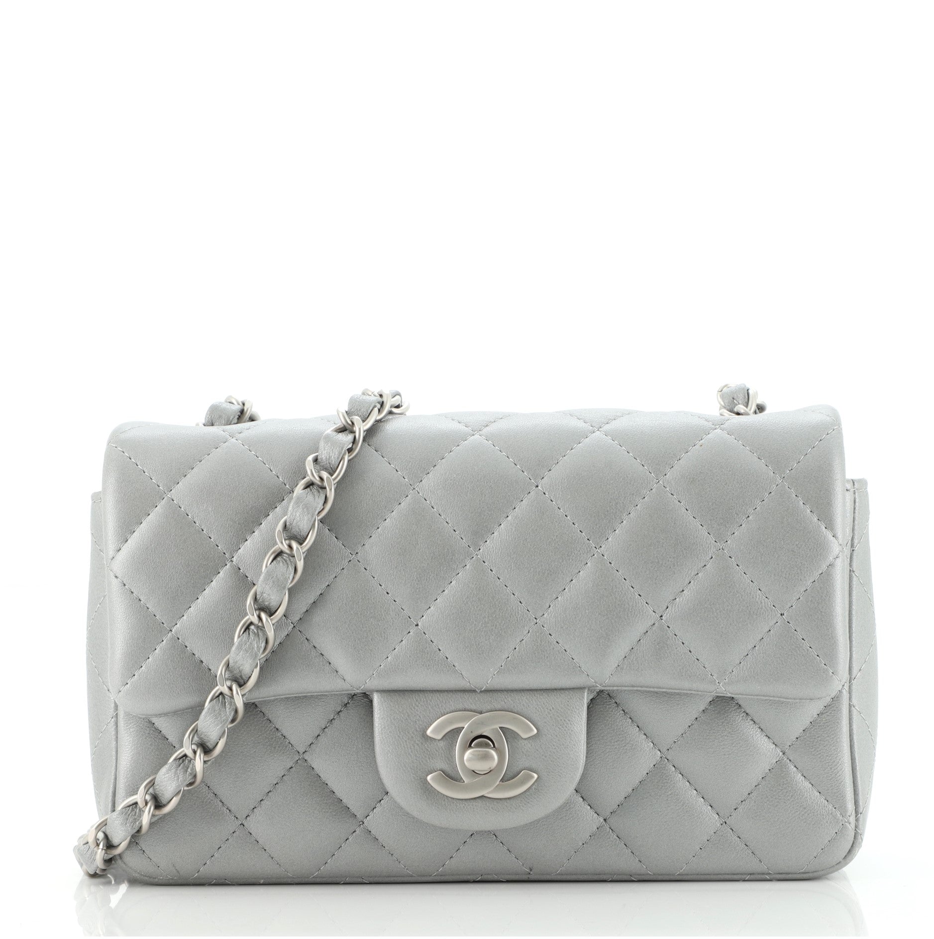 Classic Single Flap Bag Quilted Lambskin Mini