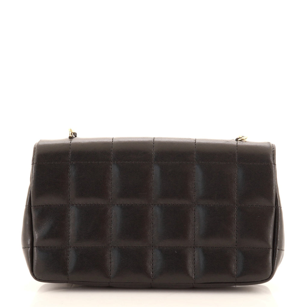 Chocolate Bar Flap Bag Quilted Lambskin Mini