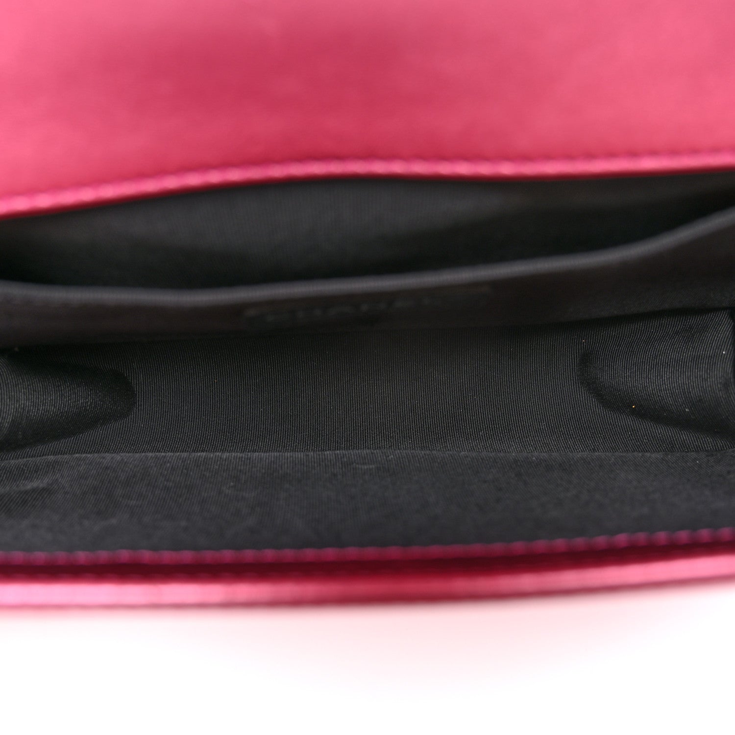 Metallic Patent Calfskin Quilted Medium Boy Flap Pink