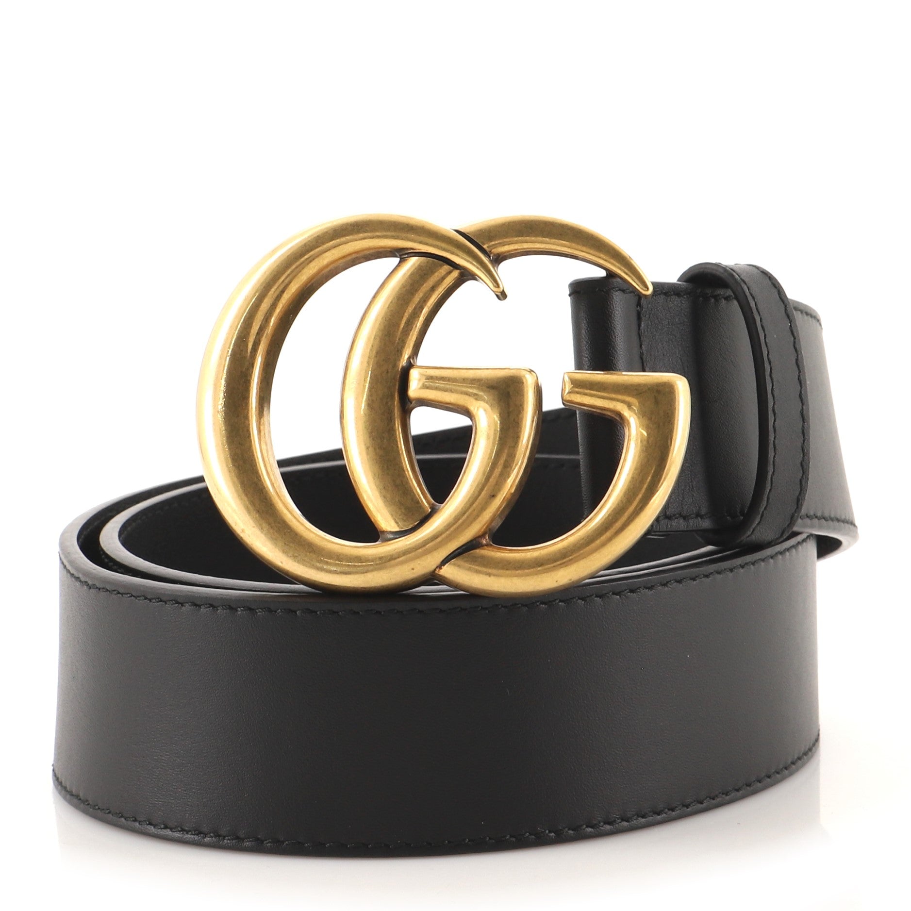 GG Marmont Belt Leather Wide 75