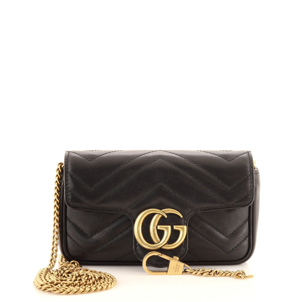GG Marmont Flap Bag Matelasse Leather Super Mini