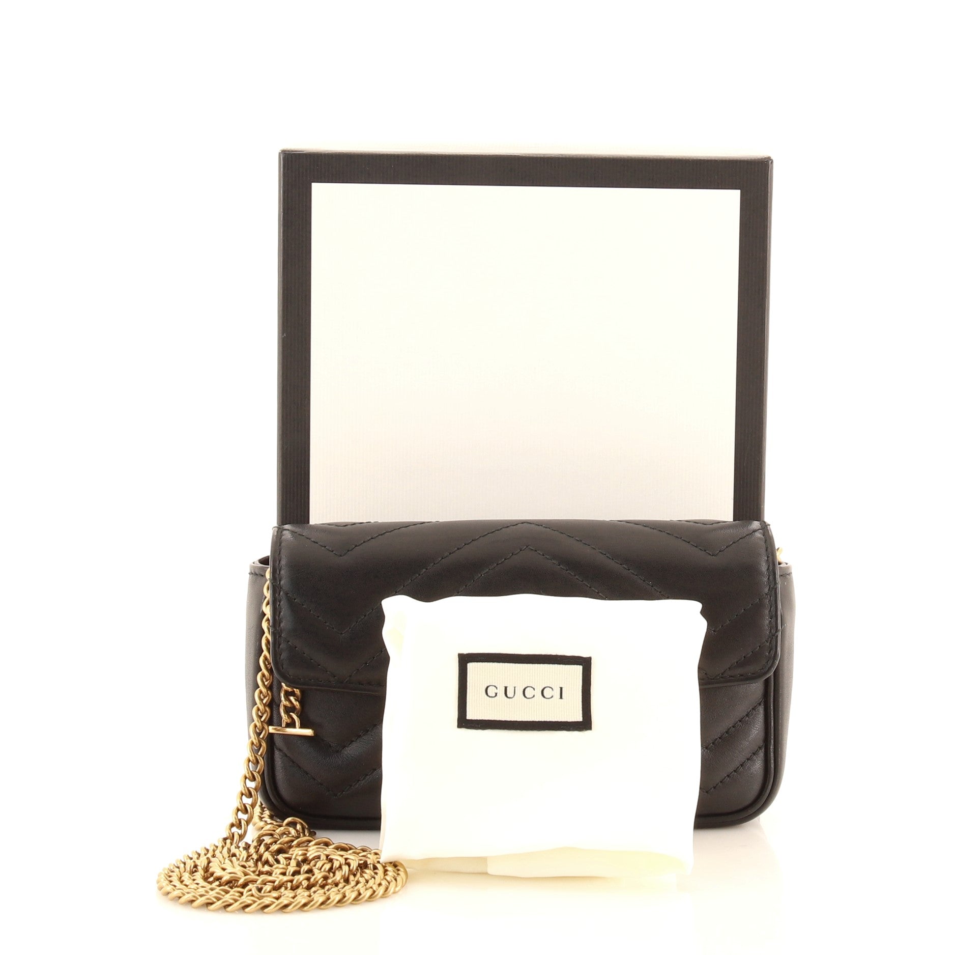 GG Marmont Flap Bag Matelasse Leather Super Mini