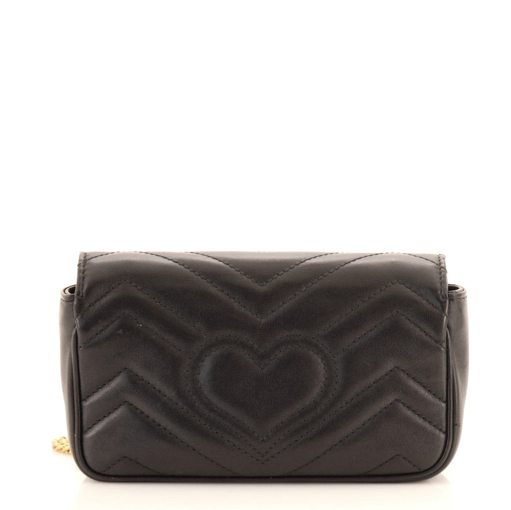 GG Marmont Flap Bag Matelasse Leather Super Mini